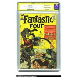 Fantastic Four #2 Stan Lee File Copy (Marvel, 1962) CGC FR 1.0 Cream to off-white pages. Signature S