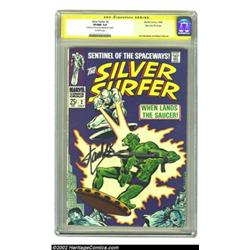 The Silver Surfer #2 Stan Lee File Copy (Marvel, 1968) CGC VF/NM 9.0 Off-white pages. Signature seri