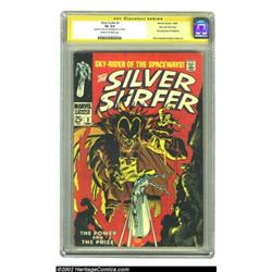 The Silver Surfer #3 Stan Lee File Copy (Marvel, 1968) CGC VG 4.0 Cream to off-white pages. Signatur
