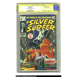 The Silver Surfer #8 Stan Lee File Copy (Marvel, 1969) CGC VF 8.0 Off-white pages. Signature series.