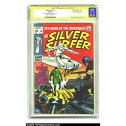 The Silver Surfer #10 Stan Lee File Copy (Marvel, 1969) CGC VF 8.0 Cream to off-white pages. Signatu