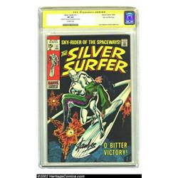 The Silver Surfer #11 Stan Lee File Copy (Marvel, 1969) CGC VF 8.0 Off-white pages. Signature series