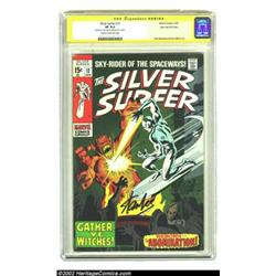 The Silver Surfer #12 Stan Lee File Copy (Marvel, 1970) CGC VF 8.0 Cream to off-white pages. Signatu