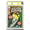 Image 1 : The Silver Surfer #14 Stan Lee File Copy (Marvel, 1970) CGC VF- 7.5 Cream to off-white pages. Signat