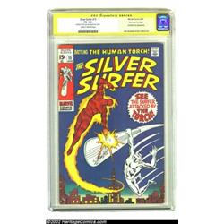 The Silver Surfer #15 Stan Lee File Copy (Marvel, 1970) CGC FN 6.0 Cream to off-white pages. The Fan