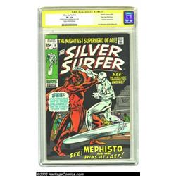 The Silver Surfer #16 Stan Lee File Copy (Marvel, 1970) CGC VF 8.0 Cream to off-white pages. Signatu