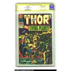 Thor #133 Stan Lee File Copy (Marvel, 1966) CGC VG 4.0 Off-white pages. Signature series. One of the