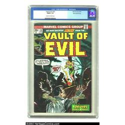 Vault of Evil #20 Stan Lee File Copy (Marvel, 1975) CGC FN/VF 7.0 Cream to off-white pages. Stan Lee