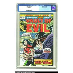 Vault of Evil #21 Stan Lee File Copy (Marvel, 1975) CGC VF+ 8.5 Cream to off-white pages. A pretty g