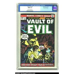 Vault of Evil #22 Stan Lee File Copy (Marvel, 1975) CGC FN/VF 7.0 Cream to off-white pages. Steve Di