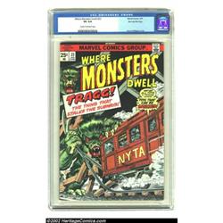 Where Monsters Dwell #33 Stan Lee File Copy (Marvel, 1975) CGC VG 4.0 Cream to off-white pages. Clas