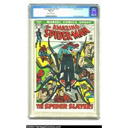 The Amazing Spider-Man #105 (Marvel, 1972) CGC NM 9.4 Off-white to white pages. Gil Kane felt that h