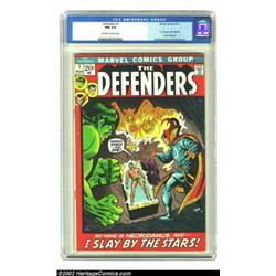 The Defenders #1 (Marvel, 1972) CGC NM 9.4 Off-white to white pages. This title rarely gets mentione