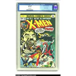 X-Men #94 (Marvel, 1975) CGC VF+ 8.5 Off-white pages. Second appearance of the "new" X-Men from 1975