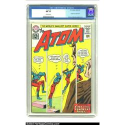 The Atom #4 (DC, 1963) CGC NM 9.4 Off-white pages. With Gardner Fox writing the stories, and the pee