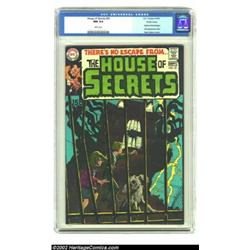 House of Secrets #81 Pacific Coast pedigree (DC, 1969) CGC NM 9.4 White pages. The title's format ch