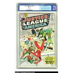 Justice League of America #5 (DC, 1961) CGC NM 9.4 Off-white pages. Mike Sekowsky, who had labored i