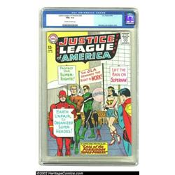 Justice League of America #28 (DC, 1964) CGC NM+ 9.6 Off-white to white pages. The JLA goes on strik