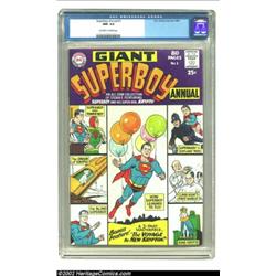 Superboy Annual #1 (DC, 1964) CGC NM - 9.2 Off-white to white pages. This issue features the best fr