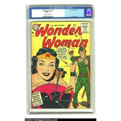 Wonder Woman #82 (DC, 1956) CGC VF/NM 9.0 Cream to off-white pages. Collectors have found it difficu