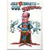 John Costanza - Original Art Illustration of Julius Schwartz as Superman (undated). John Costanza's.