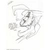Keith Giffen - Original Art Sketch (unpublished, 1992). This portrait of Lobo wishes Julius Schwartz