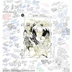 Gil Kane - Original Illustration (1995). Created for the occasion of Julie Schwartz's 80th birthday,