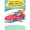 Image 2 : Sheldon Mayer - Original Artwork for Birthday Card (1989). This is a lot consisting of a large birth