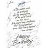Image 3 : Sheldon Mayer - Original Artwork for Birthday Card (1989). This is a lot consisting of a large birth