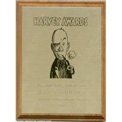 Jack Kirby Hall of Fame Lifetime Achievement Award (1995). This is the Harvey Award given to Julius.