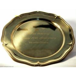 Engraved Brass Presentation Plate (undated). This brass presentation plate is inscribed "Julius Schw