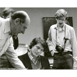 Picture of Julius Schwartz and Christopher Reeve (1970s). This photo shows Julius Schwartz and Chris