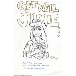Group of Julius Schwartz Correspondence and Greeting Cards. Included in this lot are: a letter from.