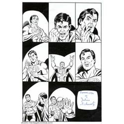 Group of Julius Schwartz Memorabilia. Average grade VF 8.0. Here is group of six Superman items feat