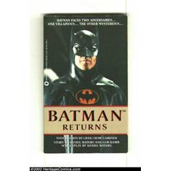 Batman Returns Paperback (Warner Books 1992) Condition: Very Fine. This novelization of the Batman R