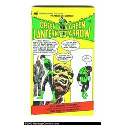 Green Lantern and Green Arrow paperback (Paperback Library 1972) Condition: VG/FN. Two complete nove