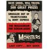 Image 2 : Famous Monsters of Filmland #3 (Warren, 1959) Condition: FN+. A monstrous portrait painting of the P