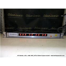 DATUM 9520 TIME DISPLAY (print sequence:) NO#