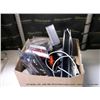 Image 1 : BOX: ELECTRICAL HARDWARE-BREAKERS, LIGHTS, CONNECTIONS