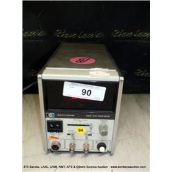 HP 8900D PEAK POWER METER (print sequence:) NO#