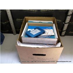 BOX: ASSORTED ELECTRONICS-FIBER OPTICS (print sequence:) 66365