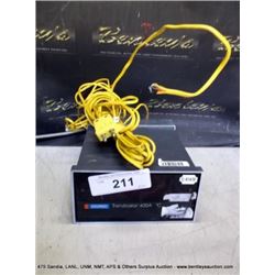 DORIC 400A TRENDICATOR (print sequence:) NO#