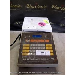 WHATMAN DATA PLATE 440 PROGRAMMABLE HOTPLATE/STIRRER (print sequence:) 66411