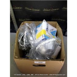 BOX: GLAS COL HEATERS, LAB CLAMPS (print sequence:) 66431