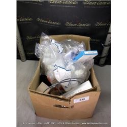 BOX: ASSORTED LABWARE-PIPETTING, TRANSDUCER, GASKETS (print sequence:) 66429