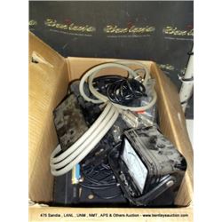 BOX: ELECTRONICS-DETECTOR, BREAKER, CORDS