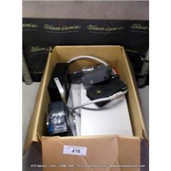 BOX: ELECTRONICS-METER, SWITCHES, RECORDERS