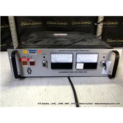 GLASSMAN HIGH VOLTAGE INC POWER SUPPLY (print sequence:) NO #