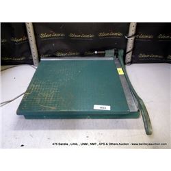 PREMIER 19' PAPER CUTTER (print sequence:) H-356