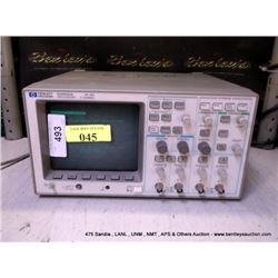 HP 54602A 4-CHANNEL 150MHZ OSCILLOSCOPE (print sequence:) H-045